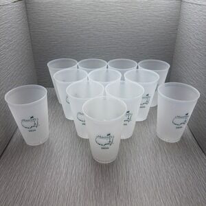 Masters Tournament 2026 Set of 12 Souvenir Cups Augusta National Golf New